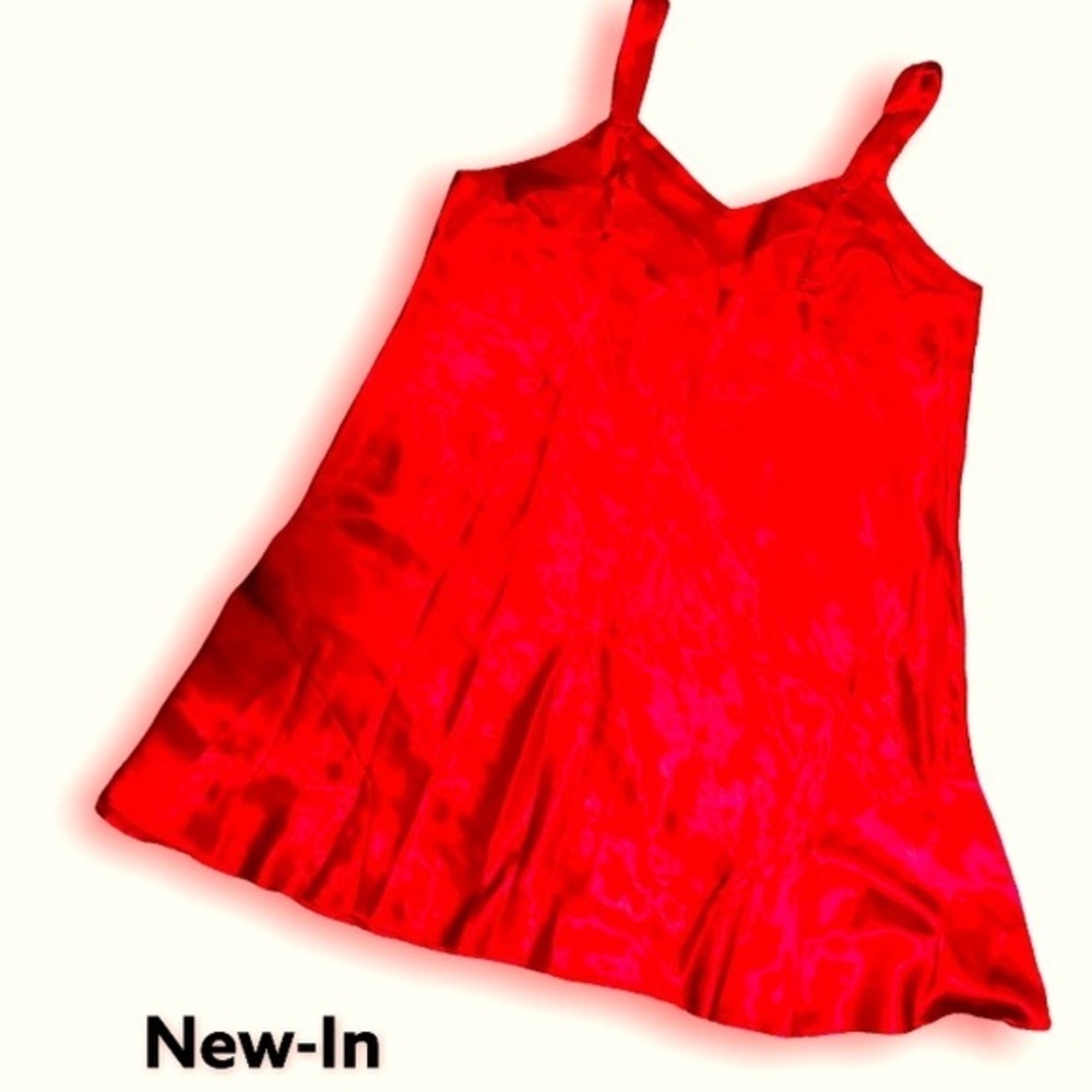 Red Baby Doll Night Gown Lingerie Sleepwear | Sexy Lace Mesh Chemise